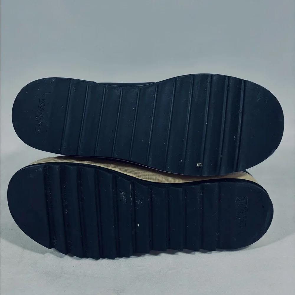 Koolaburra Black Winter Boots with Cream Sole **Flaw